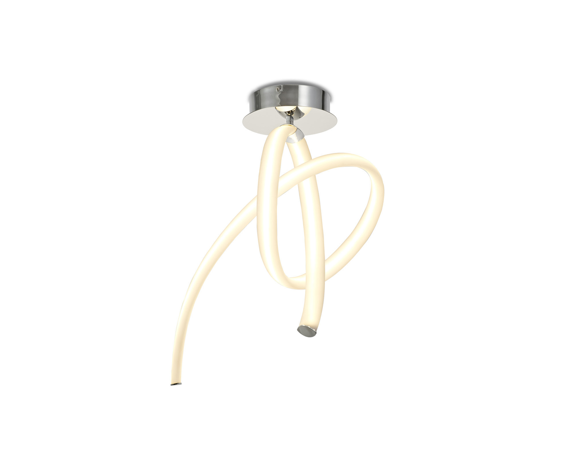 Armonia Polished Chrome Ceiling Lights Mantra Semi Flush Fittings